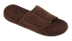 Slippers*XLfeet Acorn Spa Slide Chocolate