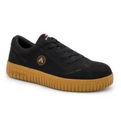 Work Shoes For Men*XLfeet Inc. Airwalk Mens Camino Composite Toe Safety Shoe - Black/Gum