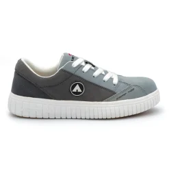 Work Shoes For Men*XLfeet Inc. Airwalk Mens Camino Composite Toe Safety Shoe - Gray/Gray