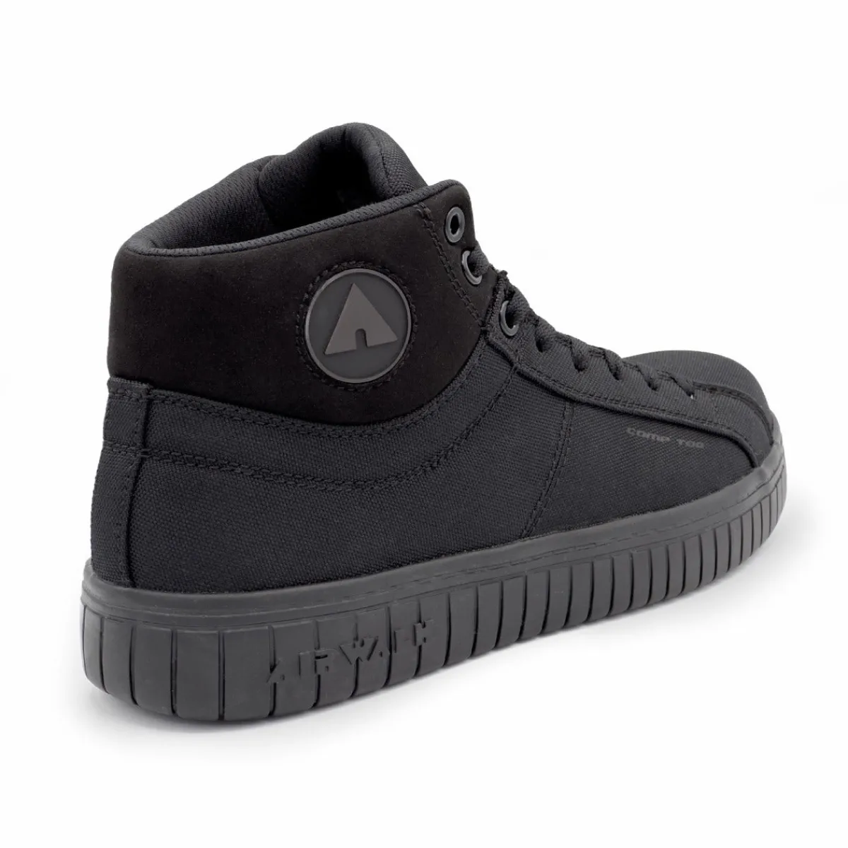 Work Shoes For Men*XLfeet Inc. Airwalk Mens Deuce Mid Composite Toe Safety Shoe - Black/Black