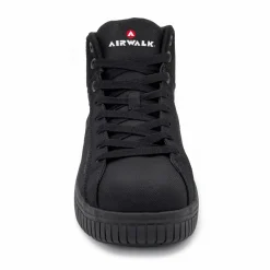 Work Shoes For Men*XLfeet Inc. Airwalk Mens Deuce Mid Composite Toe Safety Shoe - Black/Black