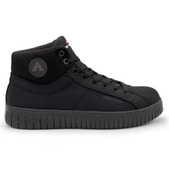 Work Shoes For Men*XLfeet Inc. Airwalk Mens Deuce Mid Composite Toe Safety Shoe - Black/Black