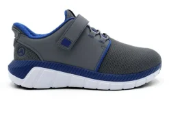 No Hands|Athletic Shoes For Men*XLfeet ANODYNE No. 46 Mens Sport Jogger w/ Heel Assist - Grey Blue