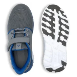 No Hands|Athletic Shoes For Men*XLfeet ANODYNE No. 46 Mens Sport Jogger w/ Heel Assist - Grey Blue
