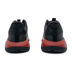 No Hands|Athletic Shoes For Men*XLfeet ANODYNE No. 22 Mens Sport Runner w/ Heel Assist - Black Red