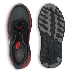 No Hands|Athletic Shoes For Men*XLfeet ANODYNE No. 22 Mens Sport Runner w/ Heel Assist - Black Red