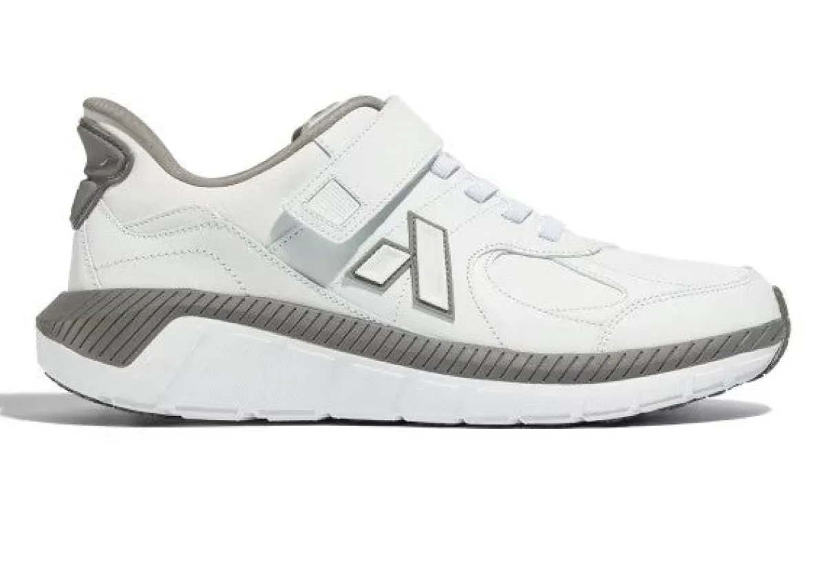 No Hands|Athletic Shoes For Men*XLfeet ANODYNE No. 38 Mens Sport Walker w/ Heel Assist - White
