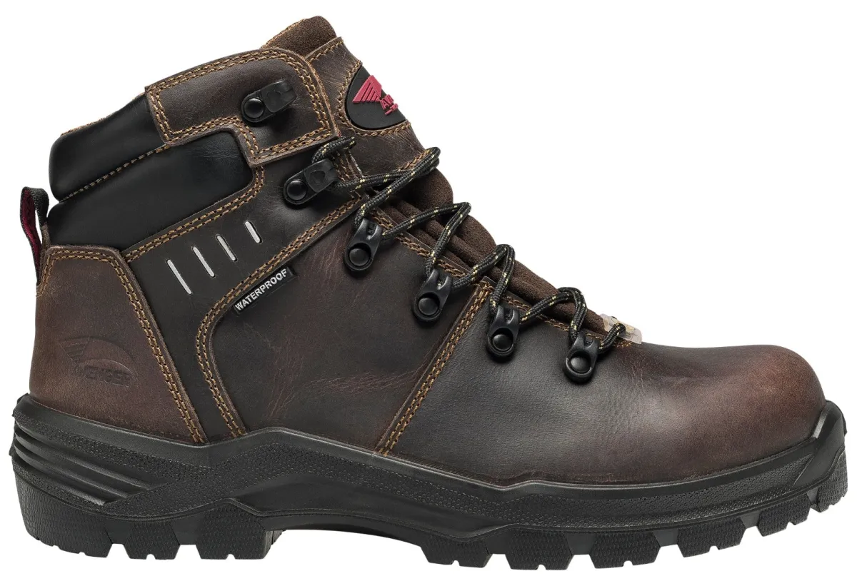 Composite Toe Boots|Work Boots*XLfeet Inc. Avenger 7401 Foundation 6" Waterproof Carbon Nanofiber Toe Boot - Brown