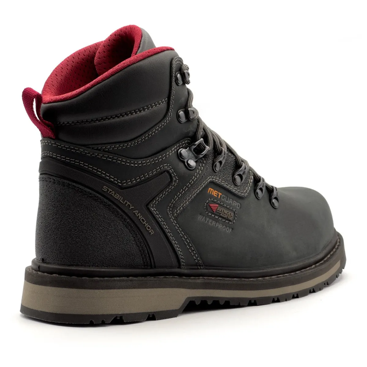 Composite Toe Boots|Work Boots*XLfeet Inc. Avenger Men's Blacksmith 6" MET Alloy Toe - Black