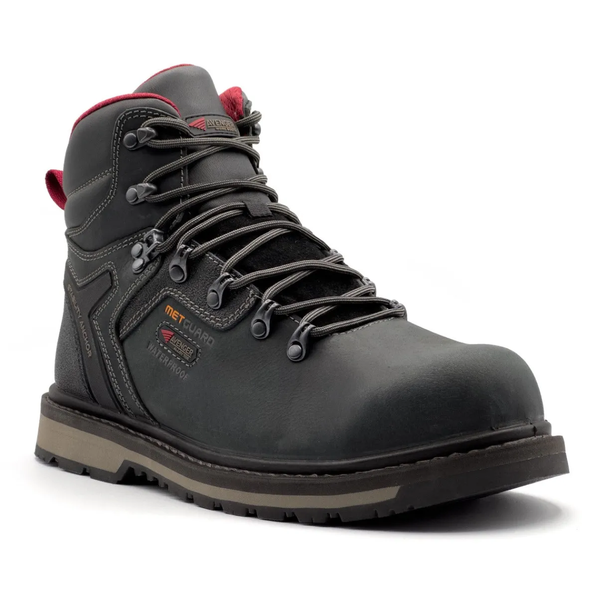 Composite Toe Boots|Work Boots*XLfeet Inc. Avenger Men's Blacksmith 6" MET Alloy Toe - Black
