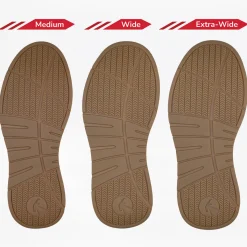 Walking Shoes|Zipper Shoes*XLfeet Inc. BILLY Comfort Luxe Mens White Leather