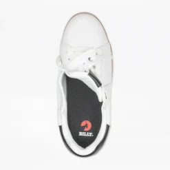 Walking Shoes|Zipper Shoes*XLfeet Inc. BILLY Comfort Luxe Mens White Leather