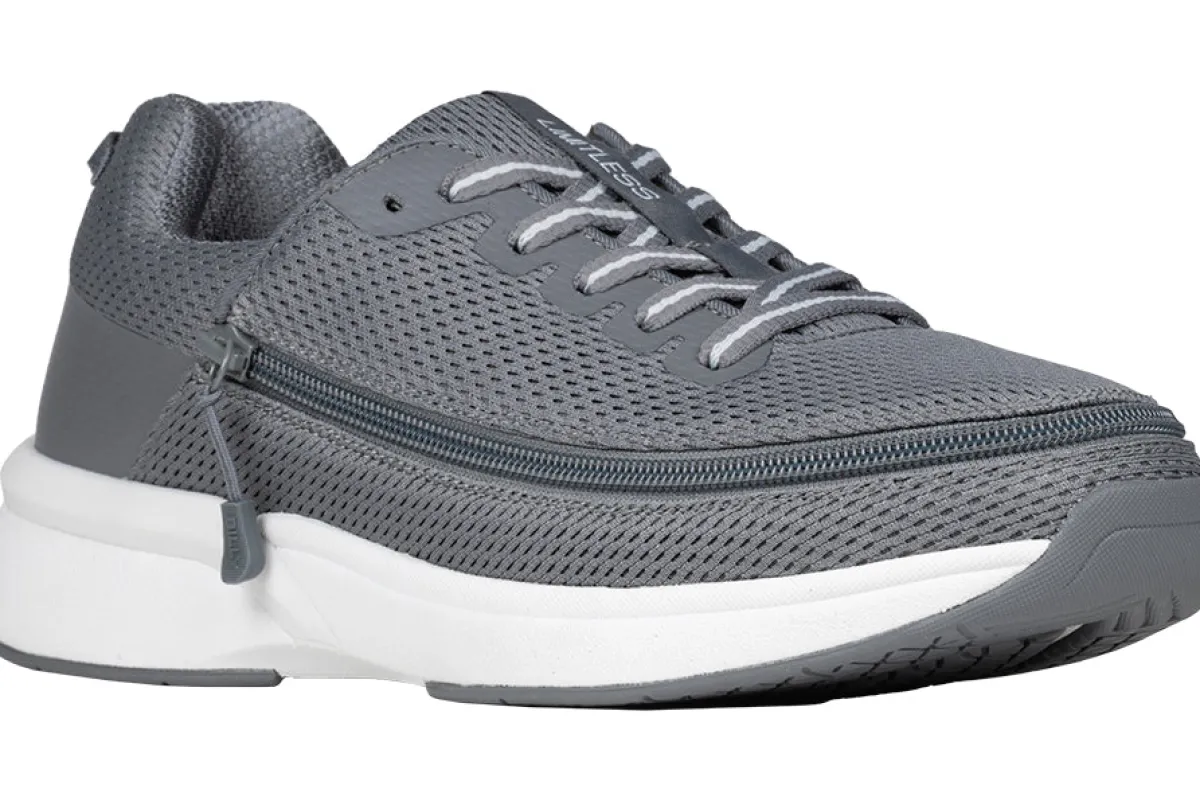 Walking Shoes|Zipper Shoes*XLfeet BILLY Limitless Mens Charcoal