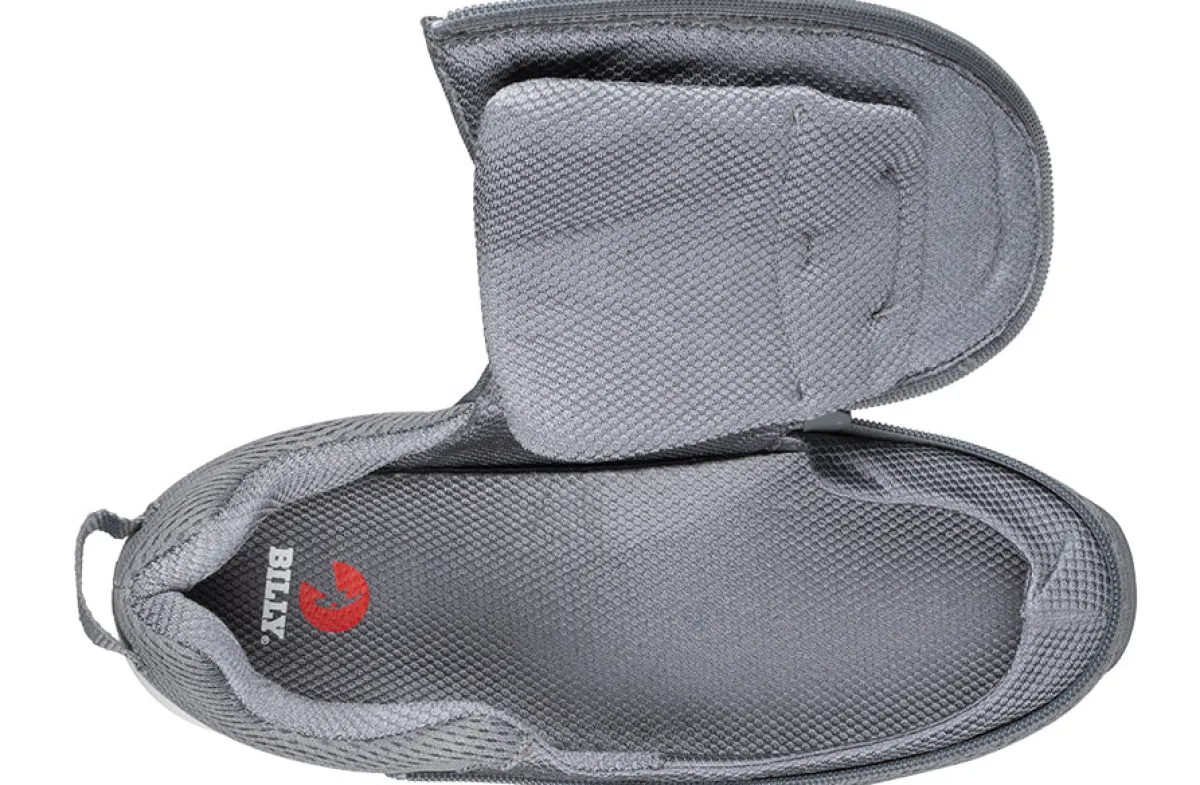 Walking Shoes|Zipper Shoes*XLfeet BILLY Limitless Mens Charcoal