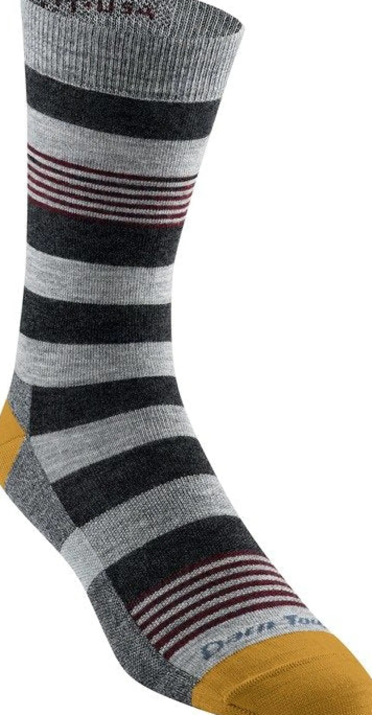 Postal Approved Socks|Wool Socks*XLfeet Inc. Darn Tough Oxford Crew Lightweight - Gray