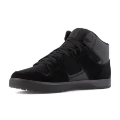 Casual Shoes|Urban Shoes*XLfeet Inc. DC Cure Work - DC60302 - Mens Black Slip-Resistant Work High-Top