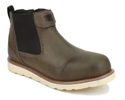 Work Boots|Work Boots (Non-Safety Toe / Soft Toe)*XLfeet Inc. Drew Shoe Boston - Grey Leather