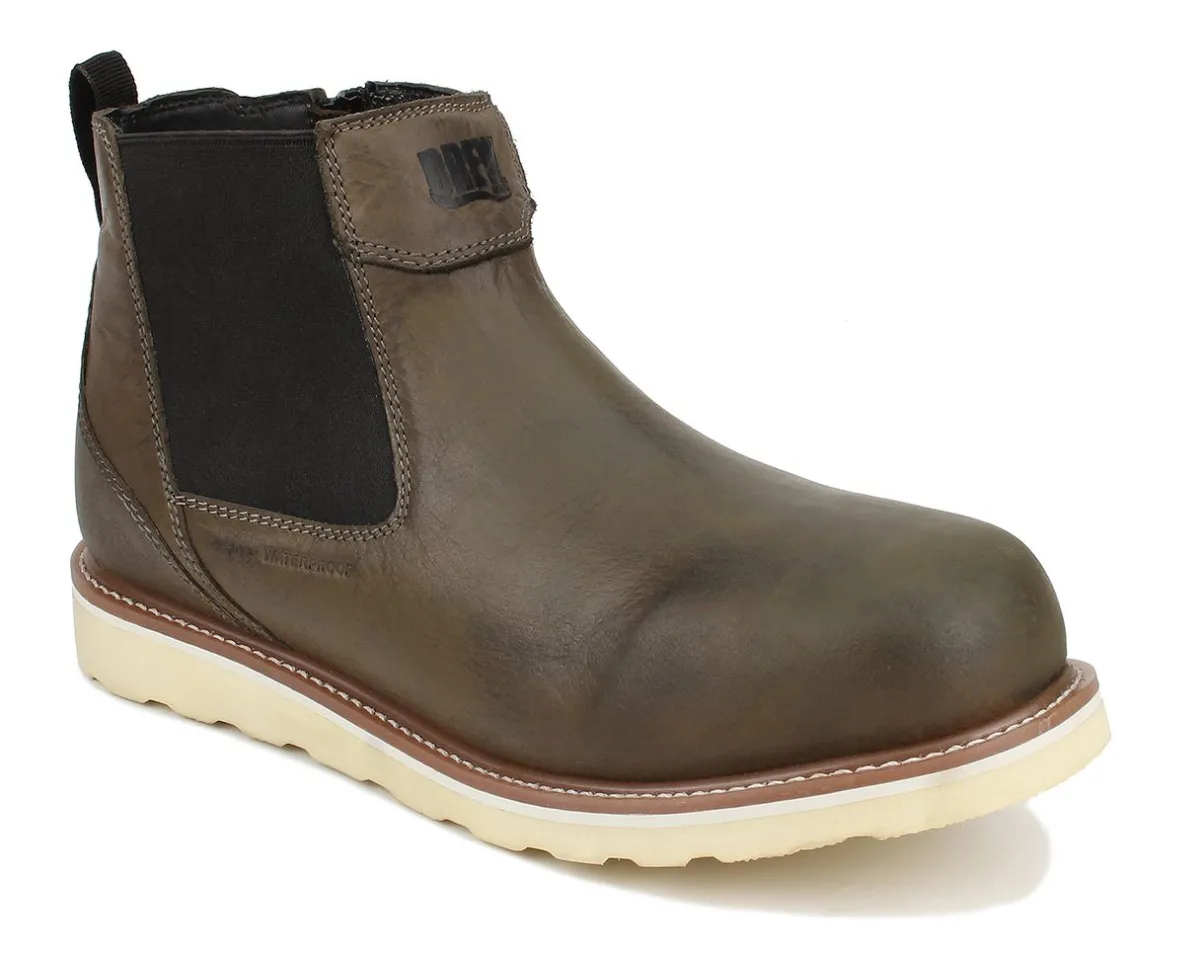 Work Boots|Work Boots (Non-Safety Toe / Soft Toe)*XLfeet Inc. Drew Shoe Boston - Grey Leather