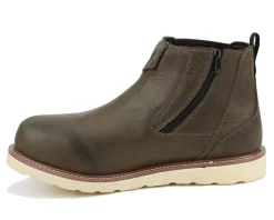 Work Boots|Work Boots (Non-Safety Toe / Soft Toe)*XLfeet Inc. Drew Shoe Boston - Grey Leather