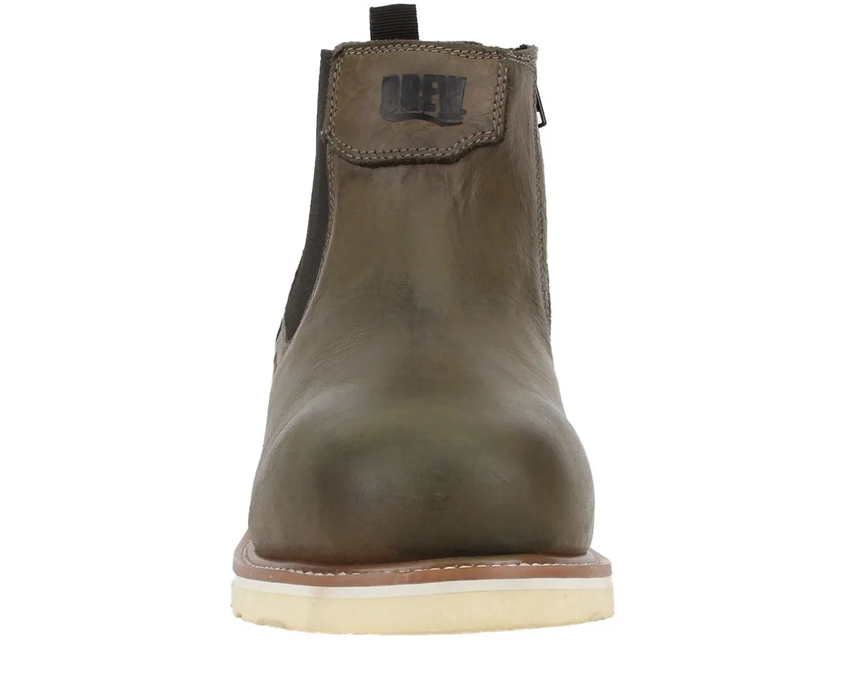 Work Boots|Work Boots (Non-Safety Toe / Soft Toe)*XLfeet Inc. Drew Shoe Boston - Grey Leather