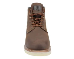 Work Boots|Work Boots (Non-Safety Toe / Soft Toe)*XLfeet Inc. Drew Shoe Burbank - Chocolate Leather