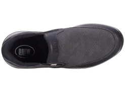 Dad Shoes|Slip-On Shoes*XLfeet Inc. Drew Shoe Caleb - Black Nubuck