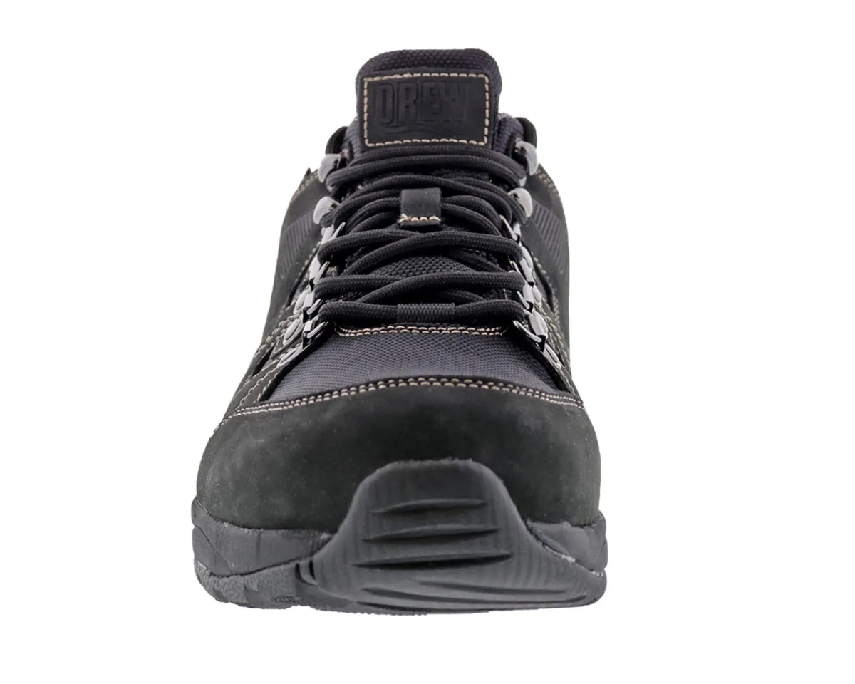 Walking Shoes|Waterproof Hiking Boots For Men*XLfeet Inc. Drew Shoe Canyon - Black