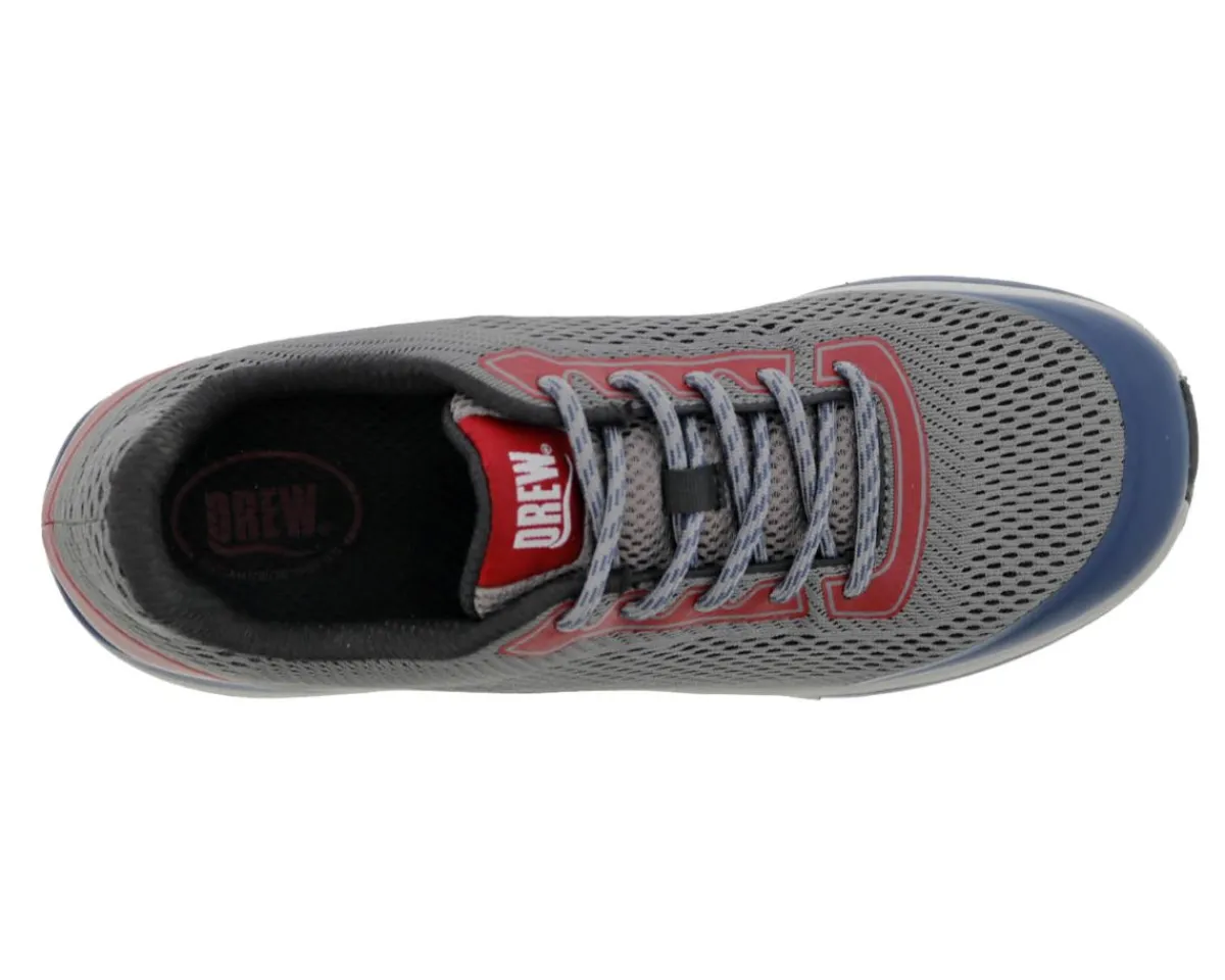 Walking Shoes|Casual Shoes*XLfeet Inc. Drew Shoe Champ Shoe - Grey Combo