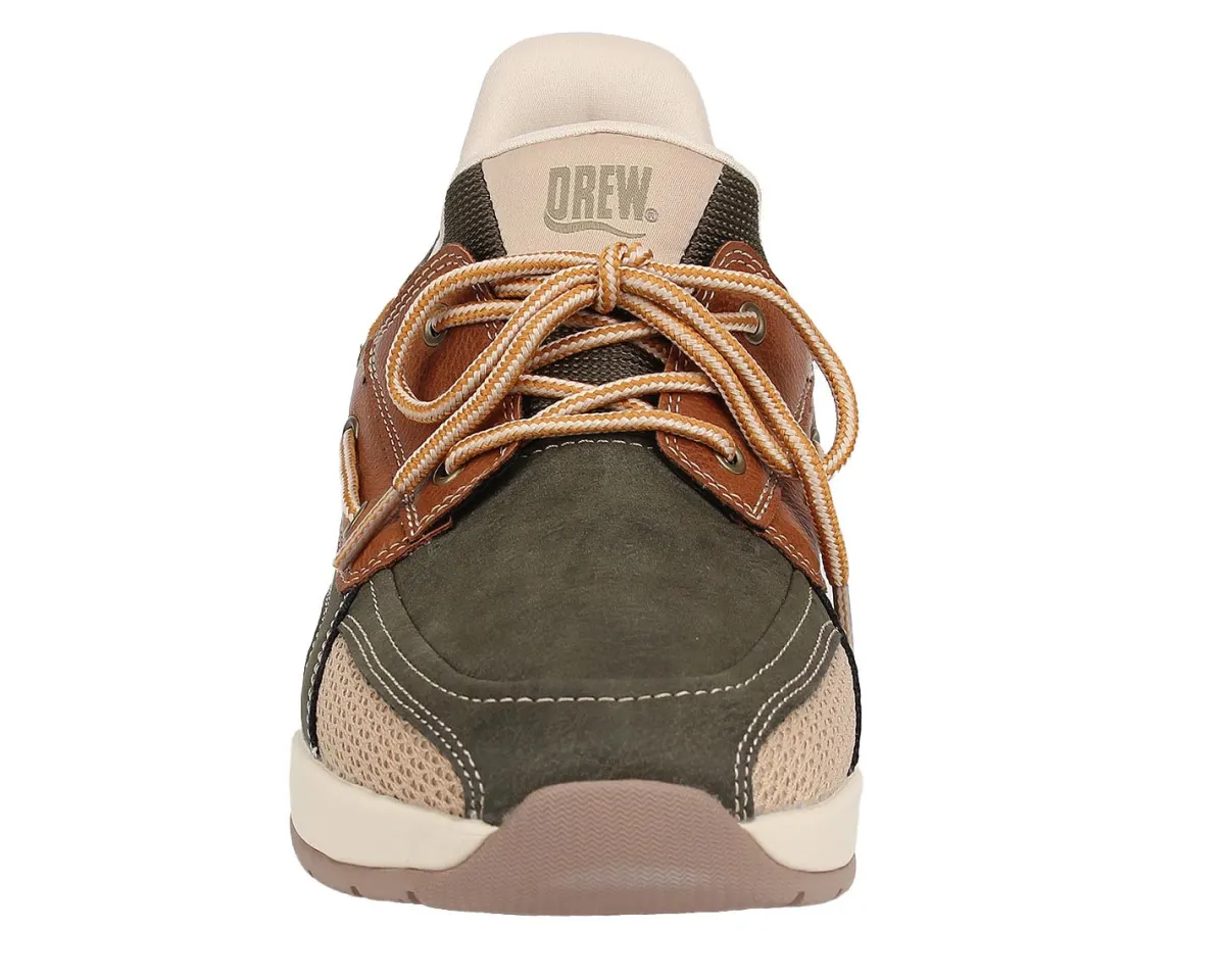 Walking Shoes|Casual Shoes*XLfeet Inc. Drew Shoe Channing - Olive Combo