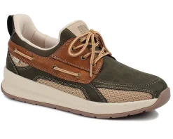 Walking Shoes|Casual Shoes*XLfeet Inc. Drew Shoe Channing - Olive Combo