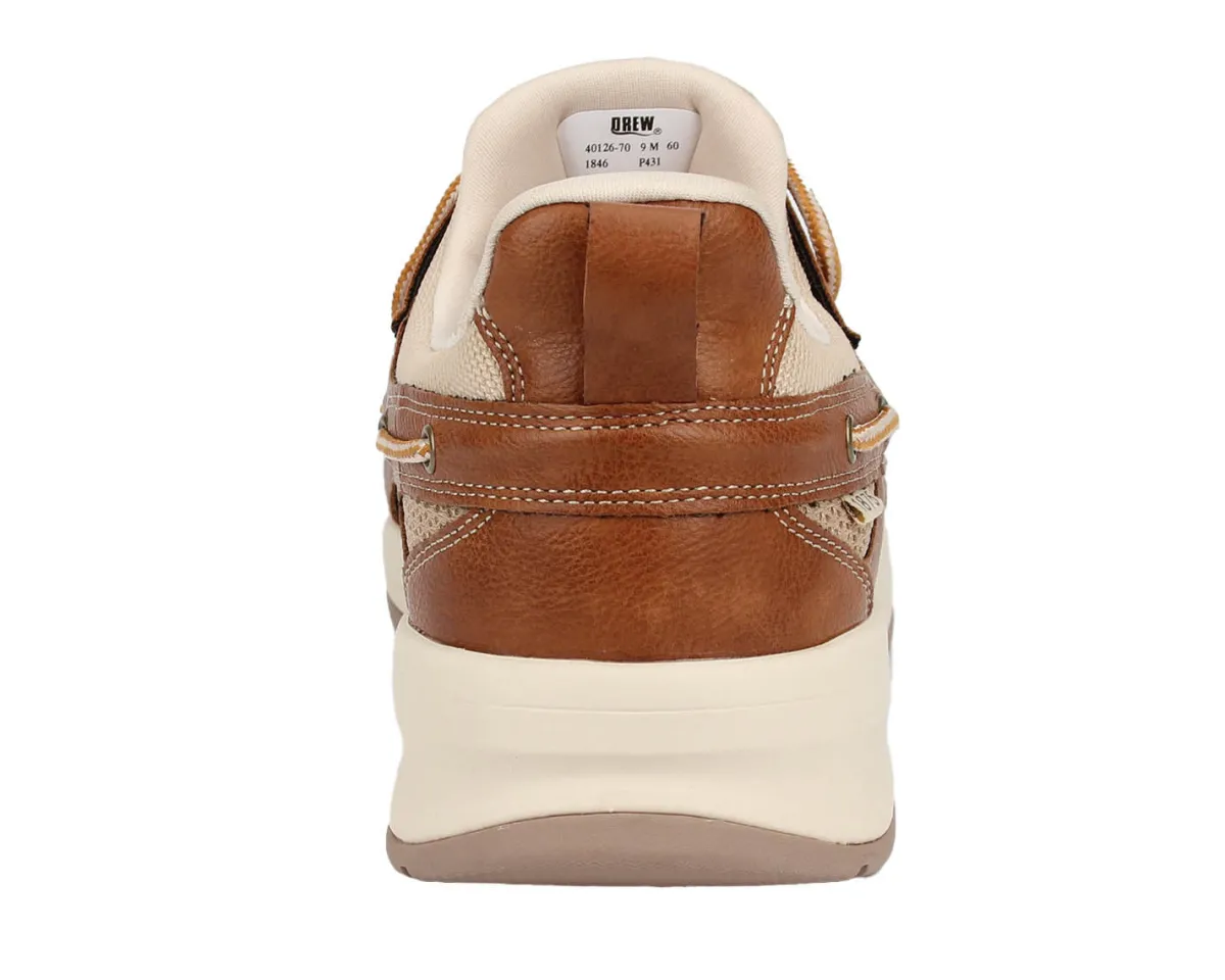 Boat Shoes|Casual Shoes*XLfeet Inc. Drew Shoe Channing - Tan Combo