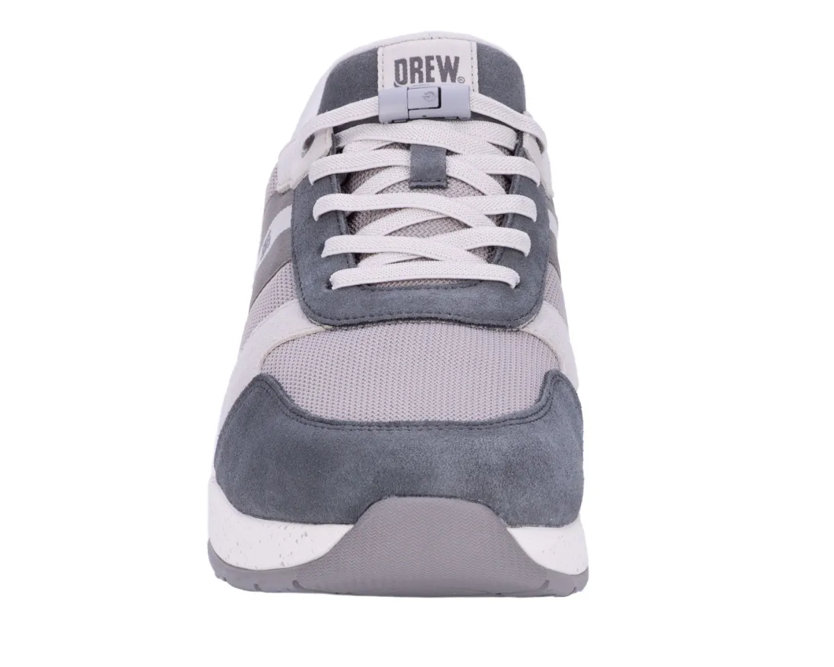 Dad Shoes|No Hands*XLfeet Inc. Drew Shoe Connor - Grey Suede Combo