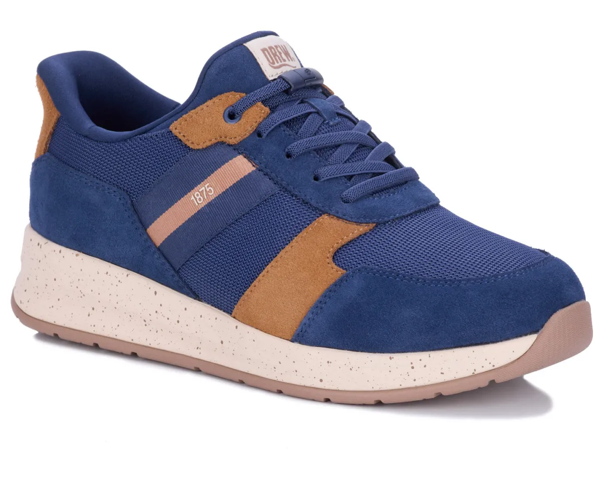 Dad Shoes|No Hands*XLfeet Inc. Drew Shoe Connor - Navy Combo