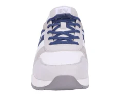 No Hands|Athletic Shoes For Men*XLfeet Inc. Drew Shoe Connor - White Suede Combo
