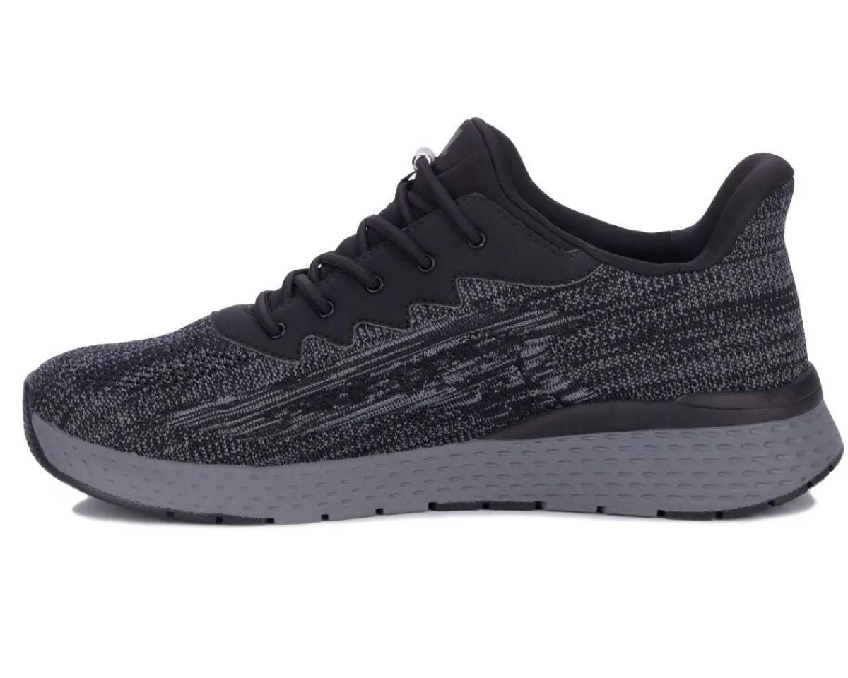 Dad Shoes|Slip-On Shoes*XLfeet Inc. Drew Shoe Explore II - Black Mesh Combo