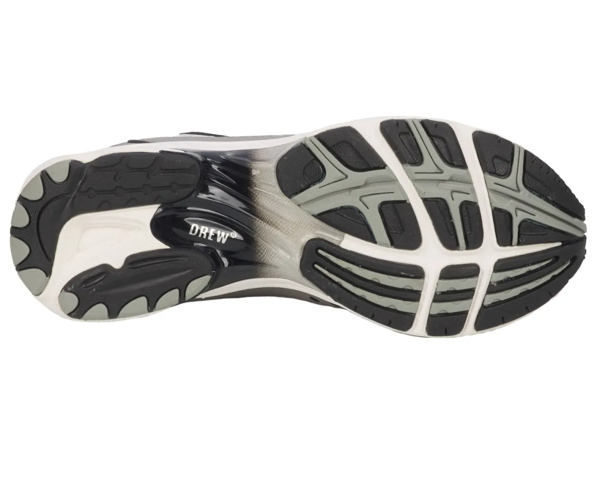 Walking Shoes|Casual Shoes*XLfeet Inc. Drew Shoe Lance - Grey Mesh Combo