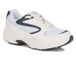 Walking Shoes|Casual Shoes*XLfeet Inc. Drew Shoe Lance - White Mesh Combo