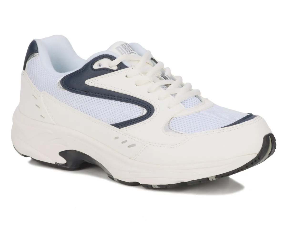 Walking Shoes|Casual Shoes*XLfeet Inc. Drew Shoe Lance - White Mesh Combo