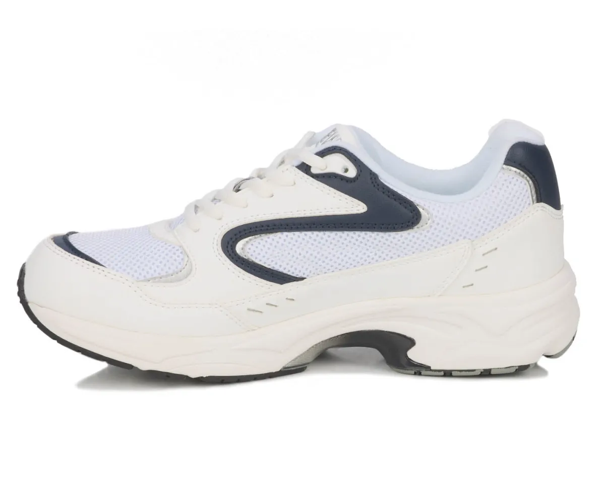 Walking Shoes|Casual Shoes*XLfeet Inc. Drew Shoe Lance - White Mesh Combo