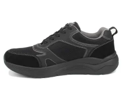 Walking Shoes|Casual Shoes*XLfeet Inc. Drew Shoe Marvel - All Over Black Mesh Combo