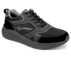 Walking Shoes|Casual Shoes*XLfeet Inc. Drew Shoe Marvel - All Over Black Mesh Combo