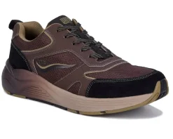 Dad Shoes|Casual Shoes*XLfeet Inc. Drew Shoe Marvel - Brown Mesh Combo