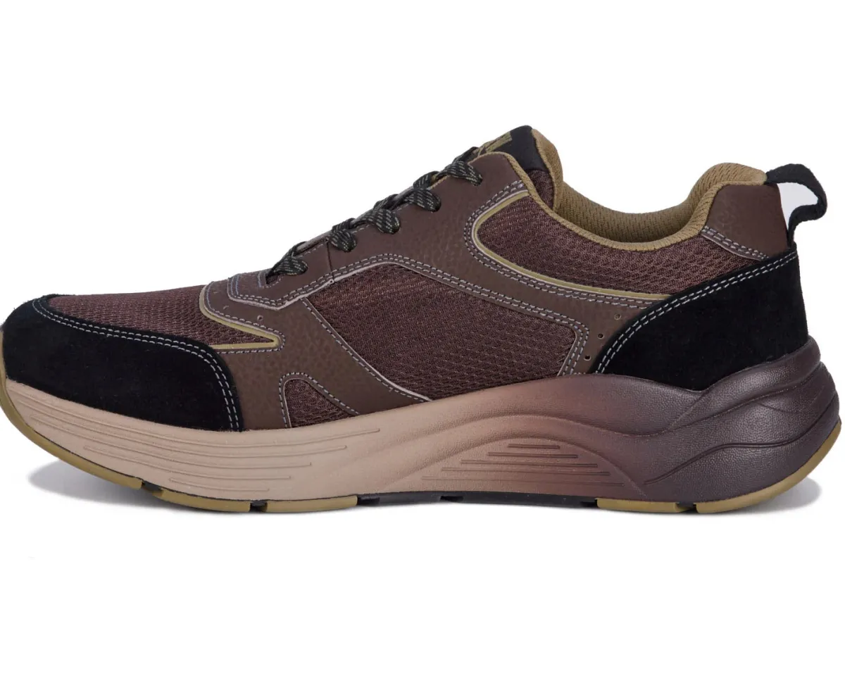 Dad Shoes|Casual Shoes*XLfeet Inc. Drew Shoe Marvel - Brown Mesh Combo