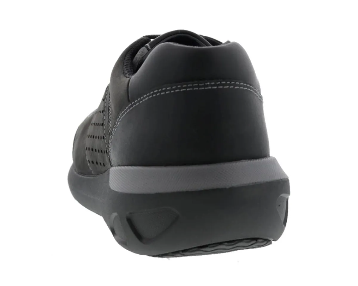 Casual Shoes*XLfeet Inc. Drew Shoe Miles - Black Nubuck