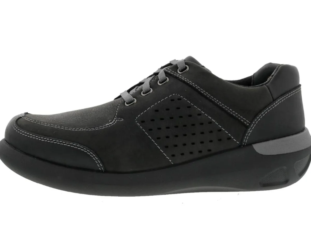 Casual Shoes*XLfeet Inc. Drew Shoe Miles - Black Nubuck