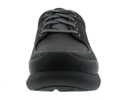 Casual Shoes*XLfeet Inc. Drew Shoe Miles - Black Nubuck
