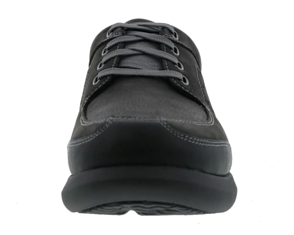 Casual Shoes*XLfeet Inc. Drew Shoe Miles - Black Nubuck