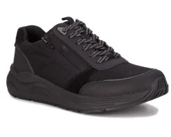 Dad Shoes|Athletic Shoes For Men*XLfeet Inc. Drew Shoe Miller - Black Suede Combo