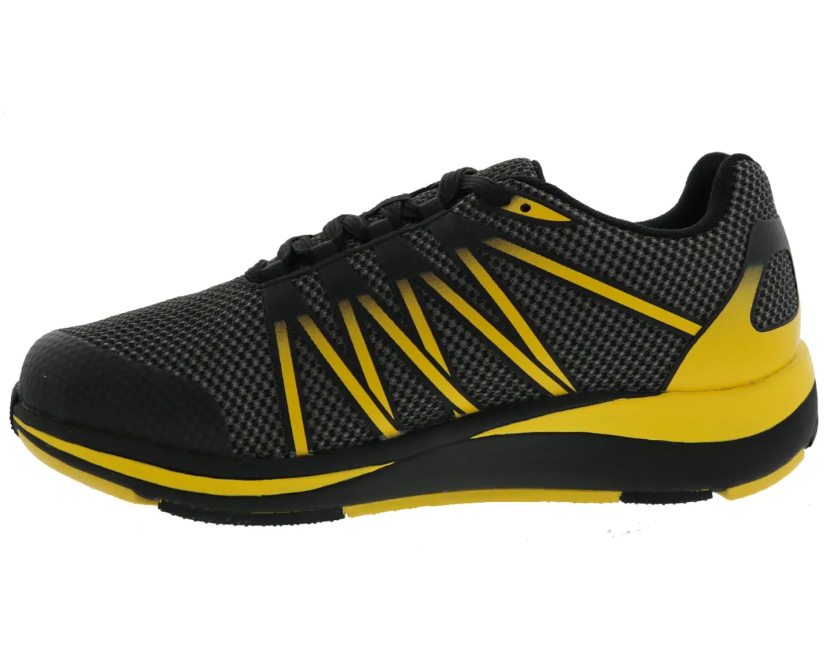 Walking Shoes|Casual Shoes*XLfeet Inc. Drew Shoe Player - Blk/Yellow
