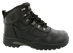 Work Boots|Waterproof Hiking Boots For Men*XLfeet Inc. Drew Shoe Rockford - Black Tumbled Leather